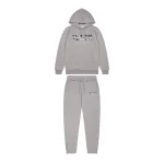 TRAPSTAR CHENILLE CAMO DECODED HOODED ANNIVERSARY TRACKSUIT - GREY
