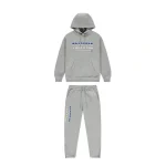 TRAPSTAR CHENILLE DECODED 2.0 HOODED TRACKSUIT - GREY ICE EDITION