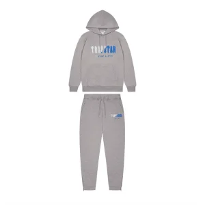 TRAPSTAR CHENILLE DECODED HOODIE TRACKSUIT - GREY ICE FLAVOURS 2.0 EDITION