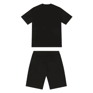 TRAPSTAR CHENILLE DECODED SHORT SET - GREEN BLACK-1