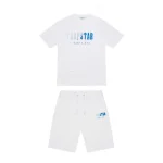 TRAPSTAR CHENILLE DECODED SHORT SET - WHITE ICE FLAVOURS 2.0 EDITION