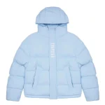 TRAPSTAR DECODED HOODED PUFFER 2.0 - ICE BLUE