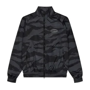TRAPSTAR HYPERDRIVE ZIP TRACK TOP - GREY CAMO