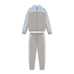 TRAPSTAR IRONGATE T SHELLSUIT - GREY CASHMERE BLUE WHITE