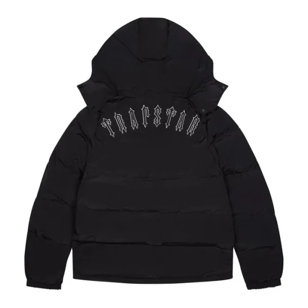 TRAPSTAR NON-SHINY IRONGATE DETACHABLE HOODED PUFFER JACKET-1