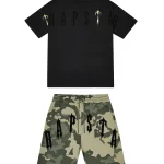 Trapstar Arch Chenille Decoded 2.0-Grey Shorts set