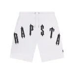 Trapstar Arch Chenille Decoded 2.0-White Black Shorts