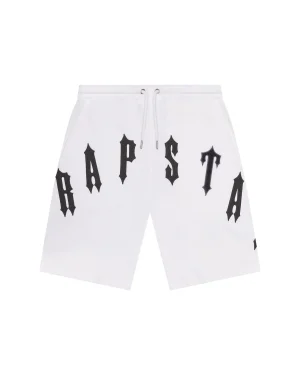 Trapstar Arch Chenille Decoded 2.0-White Black Shorts