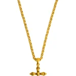 Trapstar Bevelled Cross Necklace
