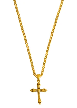 Trapstar Bevelled Cross Necklace
