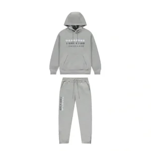 Trapstar Chenille Decoded 2.0 Hooded Tracksuit - GREY ICE BLUE