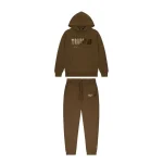 Trapstar Chenille Decoded Hooded Earth Edition Tracksuit Brown