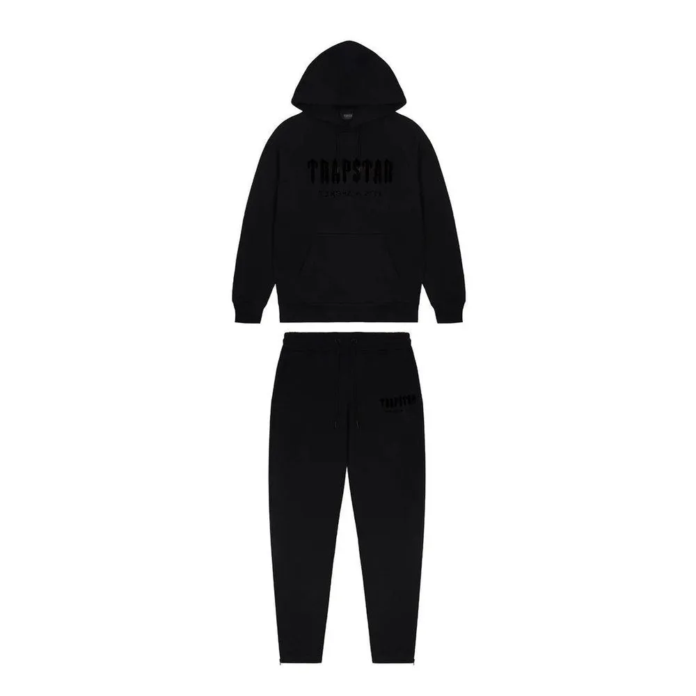 Trapstar Chenille Decoded Hooded Tracksuit - Blackout Edition Trapstar Chenille Decoded Hooded Tracksuit - Blackout Edition