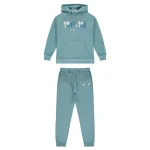 Trapstar Chenille Decoded Hooded Tracksuit - Citadel White
