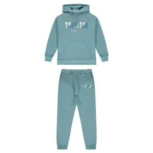 Trapstar Chenille Decoded Hooded Tracksuit - Citadel White