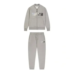 Trapstar Chenille Decoded Zip Tracksuit Grey Trapstar Tracksuit