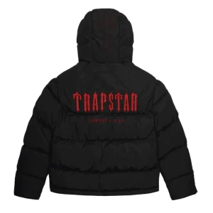 Trapstar Decoded Hooded Puffer Jacket 2.0 Infrared Edition-1