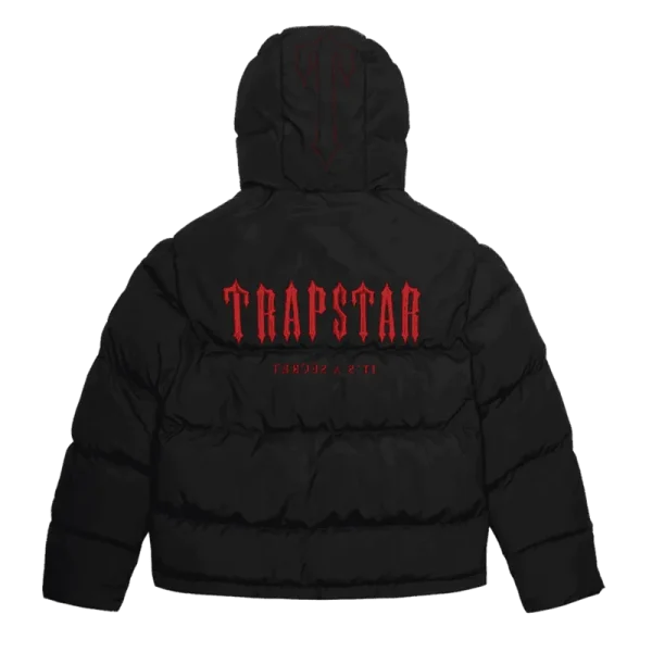 Trapstar Decoded Hooded Puffer Jacket 2.0 Infrared Edition-1