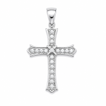 Trapstar Gothic Cross Pearl Necklace