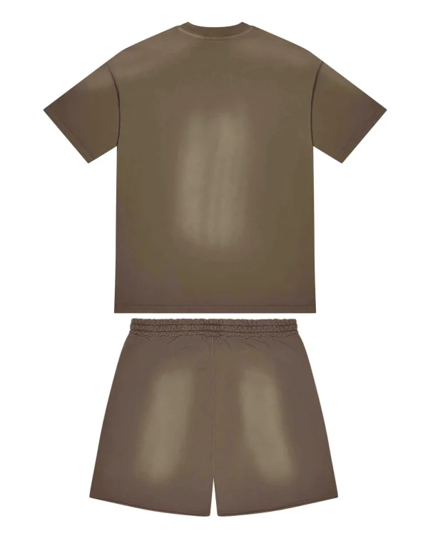Trapstar Hyperdrive Fade - brown Shorts Set-1