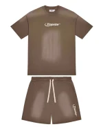 Trapstar Hyperdrive Fade - brown Shorts Set