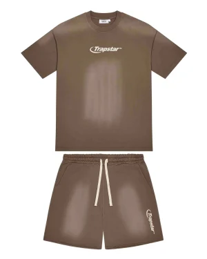 Trapstar Hyperdrive Fade - brown Shorts Set