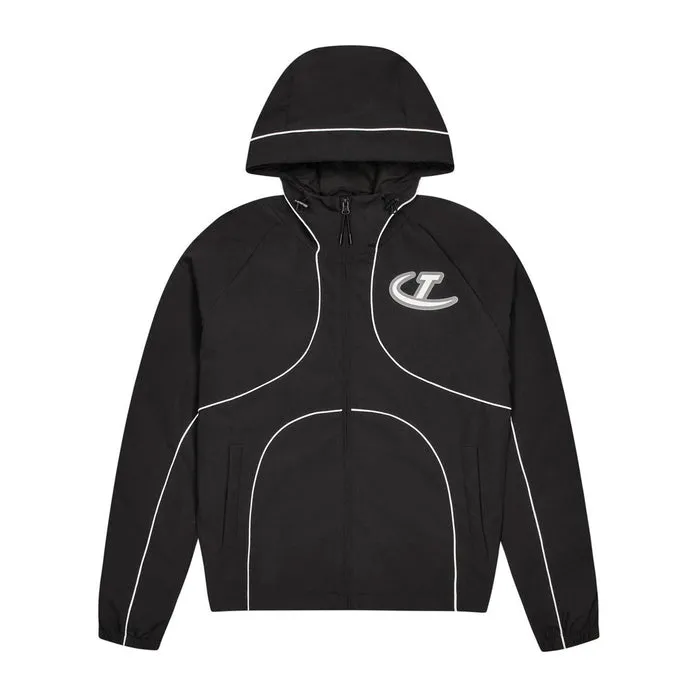 Trapstar Hyperdrive Piped Windbreaker - Black Trapstar Hyperdrive Piped Windbreaker - Black