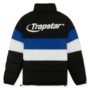 Trapstar Hyperdrive Puffer Black Blue White Jacket-1