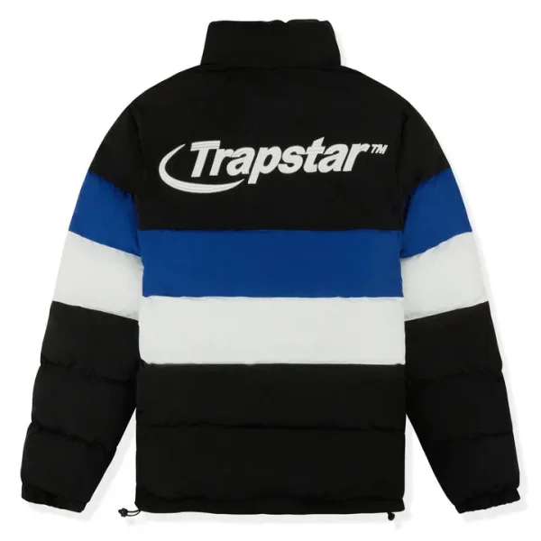 Trapstar Hyperdrive Puffer Black Blue White Jacket-1
