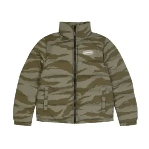 Trapstar Hyperdrive Puffer Jacket Camo (Milti Green)