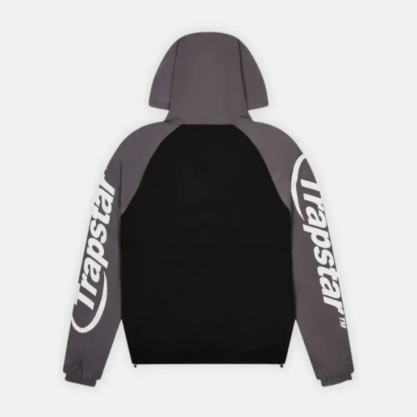 Trapstar Hyperdrive Windbreaker - Black Grey-1