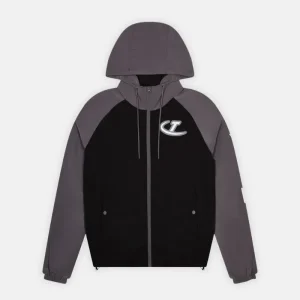 Trapstar Hyperdrive Windbreaker - Black Grey
