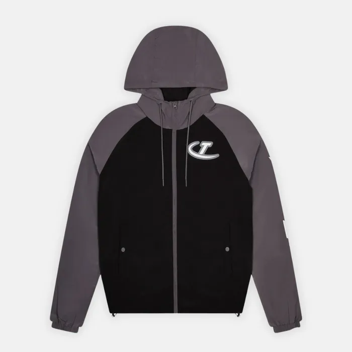 Trapstar Hyperdrive Windbreaker - Black Grey Trapstar Hyperdrive Windbreaker - Black Grey