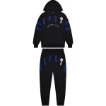 Trapstar Irongate Arch Chenille 2.0 Tracksuit - Black Blue White