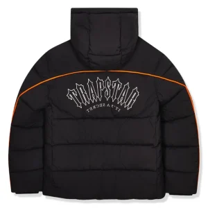 Trapstar Irongate Arch Piping Black Puffer Jacket-1