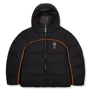Trapstar Irongate Arch Piping Black Puffer Jacket