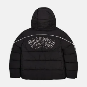 Trapstar Irongate Arch Pipping Puffer - Black White-1