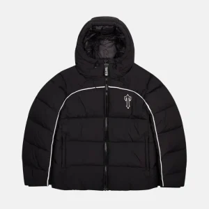 Trapstar Irongate Arch Pipping Puffer - Black White