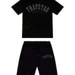 Trapstar Irongate Camo Black Black Shorts Set