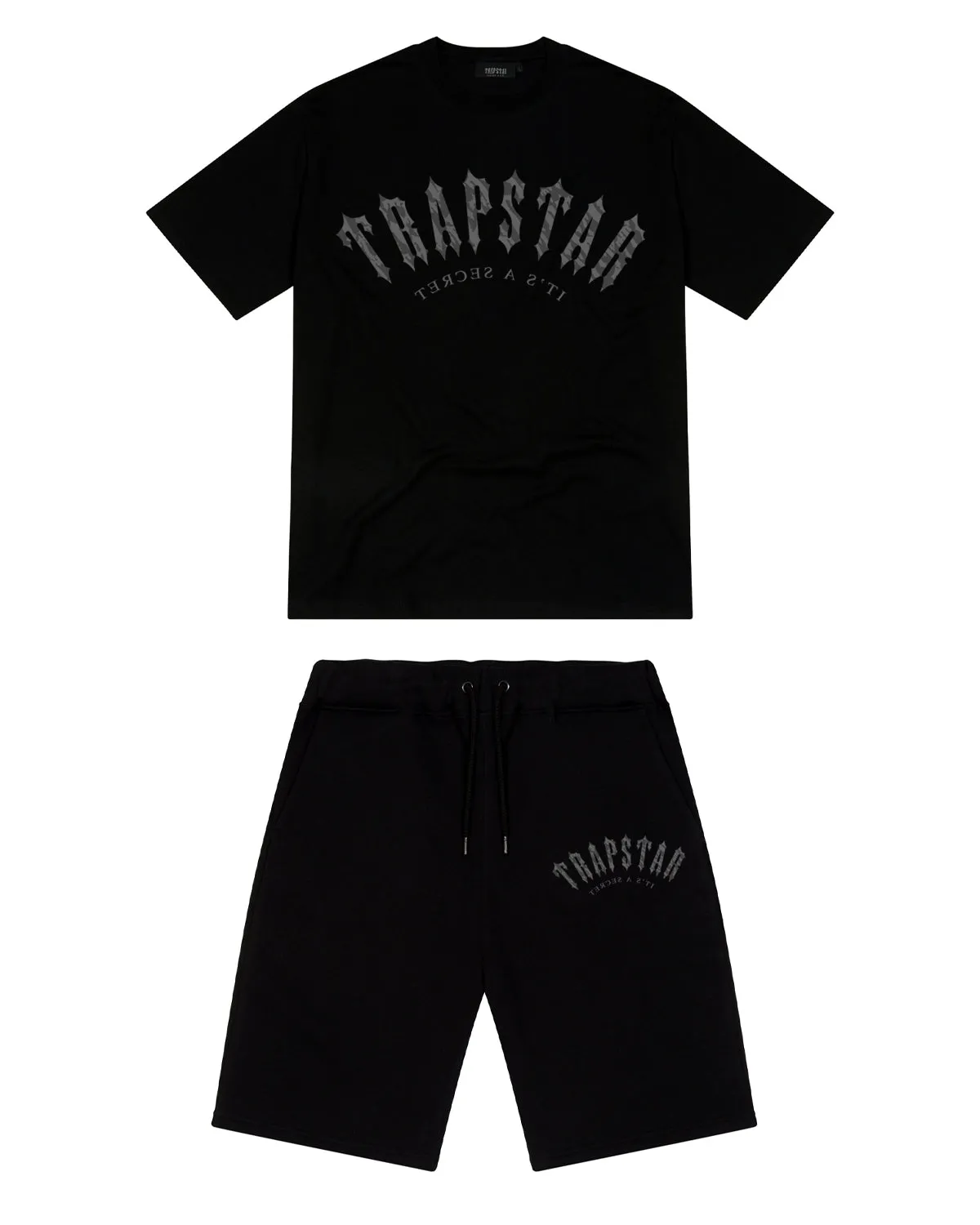 Trapstar Irongate Camo Black Black Shorts Set Trapstar Irongate Camo Black Black Shorts Set