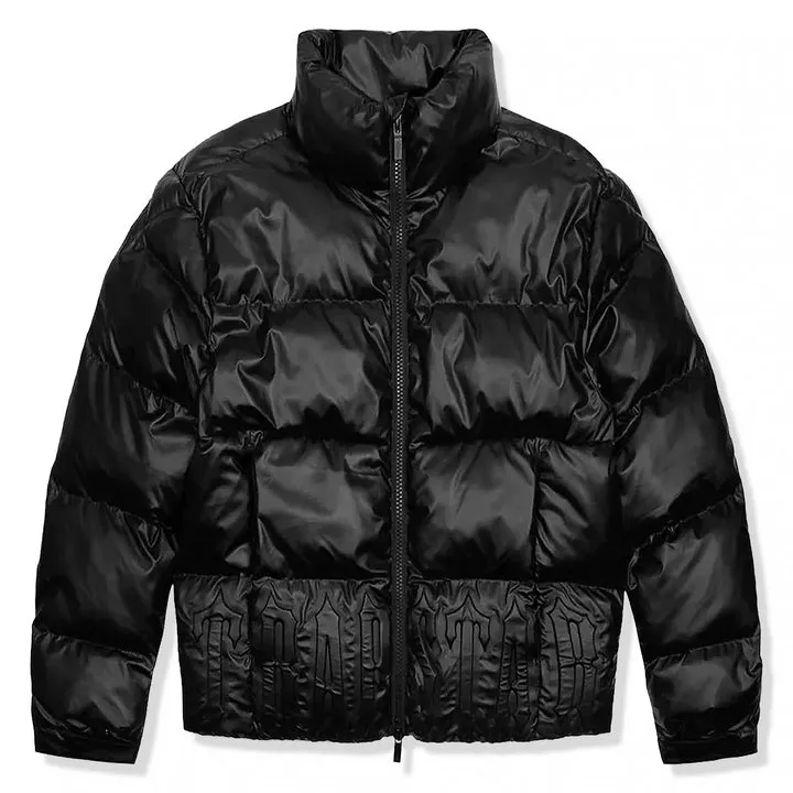 Trapstar Irongate Embossed Black Puffer Jacket Trapstar Irongate Embossed Black Puffer Jacket