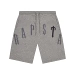 Trapstar Pre-Order Arch Chenille Decoded 2.0-Grey Shorts