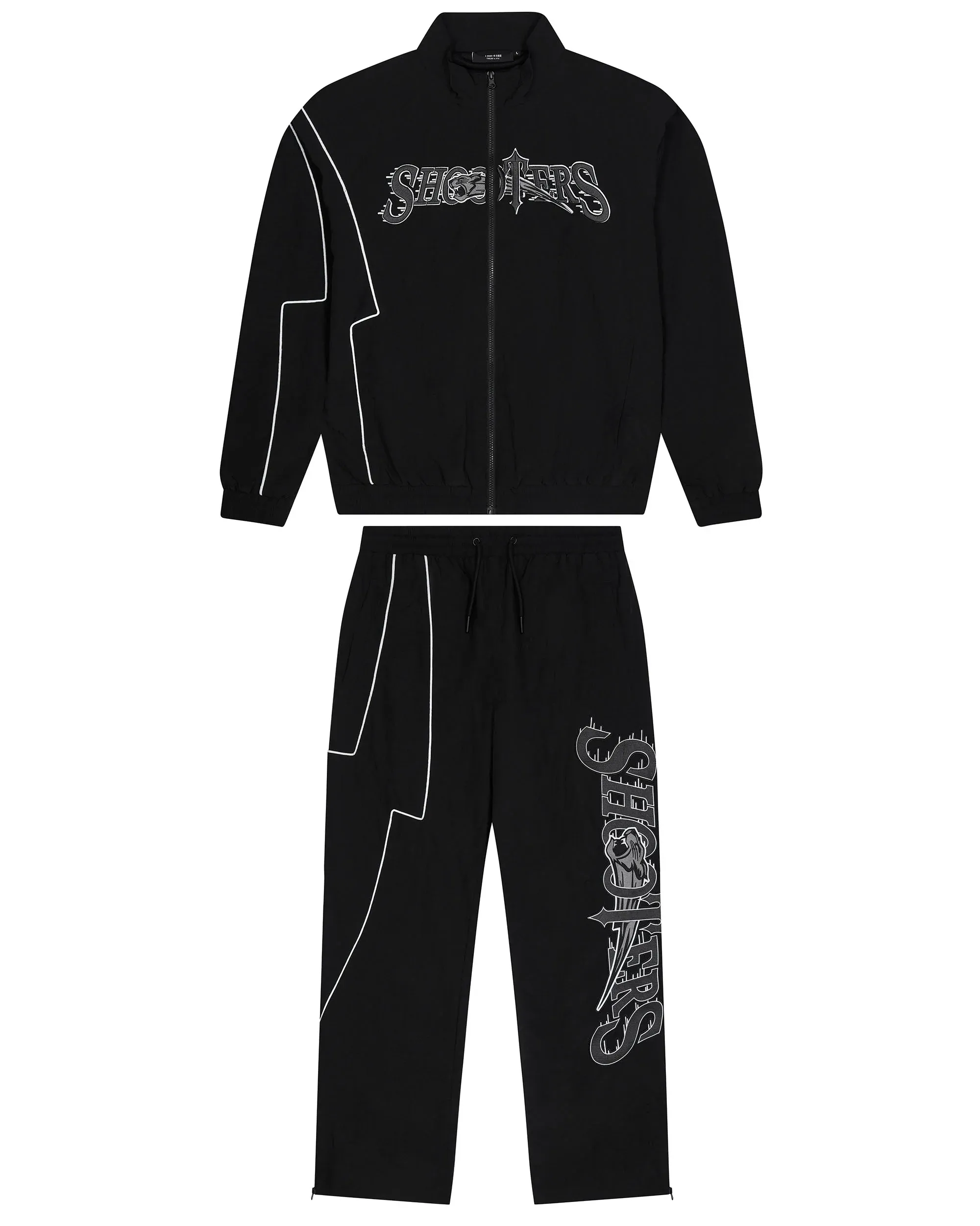 Trapstar Shooters 2.0 Shell Blackout Tracksuit Trapstar Shooters 2.0 Shell Blackout Tracksuit