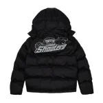 Trapstar Shooters Hooded Puffer Jacket - Black Reflective-1