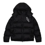 Trapstar Shooters Hooded Puffer Jacket - Black Reflective