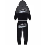 Trapstar Shooters Panel Tracksuit - Black Blue
