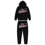 Trapstar Shooters Black/pink Tracksuit