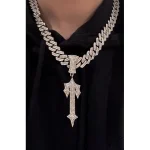Trapstar T Pendant Silver-1
