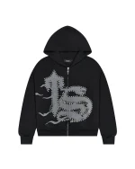 Trapstar TS Script Black Hoodie