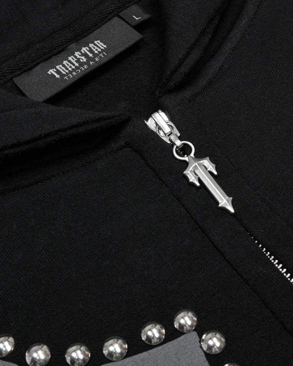 Trapstar TS Script Black Hoodie-2